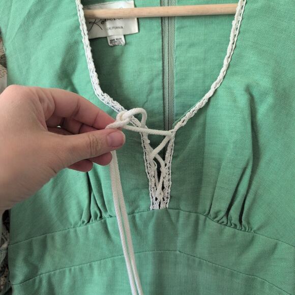 Vintage 70s Roberta California Dress S/M Floral Boho Cottagecore Prairie Flowy - Picture 7 of 16